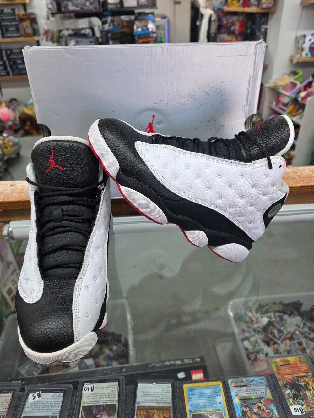 Nike Air Jordan 13 Retro He Got Game 2018 Black White Red 414571-104 Size 8